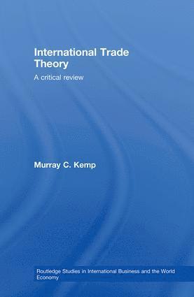 bokomslag International Trade Theory