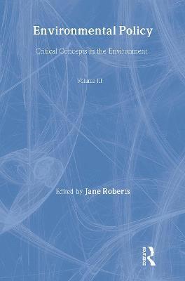 Environmental Policy, Inbunden