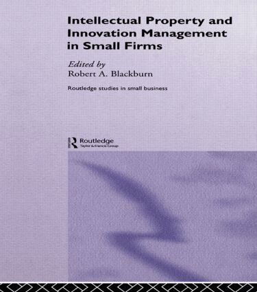 Robert Blackburn, Robert Blackburn - Intellectual Property and Innovation Management in Small Firms, Häftad
