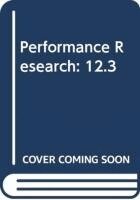 Various - Performance Research, Inbunden