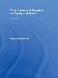 bokomslag Text, Cases and Materials on Equity and Trusts