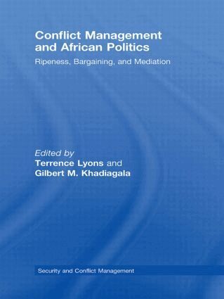 Terrence Lyons, Gilbert M. Khadiagala - Conflict Management and African Politics, Inbunden