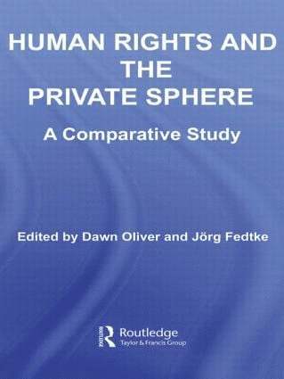 bokomslag Human Rights and the Private Sphere vol 1