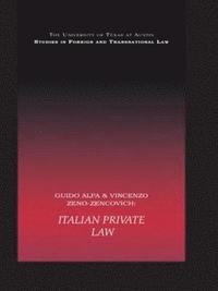bokomslag Italian Private Law