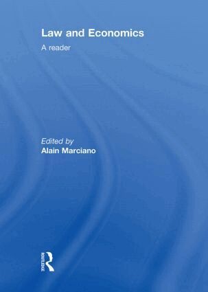 Alain Marciano - Law and Economics, Inbunden