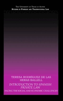 Teresa Rodriguez de las Heras Ballell - Introduction to Spanish Private Law, Inbunden
