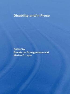 Disability and/in Prose 1