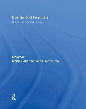 Martin Robertson, Elspeth Frew - Events and Festivals, Inbunden