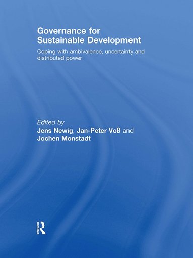 bokomslag Governance for Sustainable Development