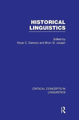 Brian D. Joseph - Historical Linguistics, Inbunden