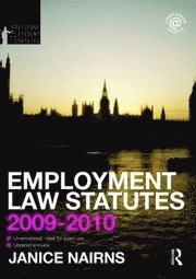 Janice Nairns - Employment Law Statutes 2009-2010, Häftad
