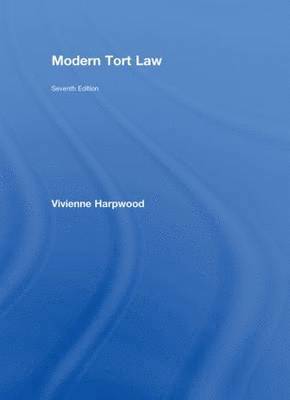 V. H. Harpwood - Modern Tort Law, Inbunden