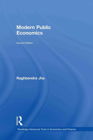 Raghbendra Jha - Modern Public Economics, Inbunden