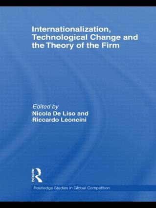 bokomslag Internationalization, Technological Change and the Theory of the Firm
