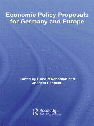 bokomslag Economic Policy Proposals for Germany and Europe