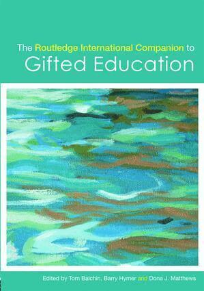 Tom Balchin, Barry Hymer, Dona J. Matthews - Routledge International Companion to Gifted Education, Häftad