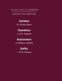 bokomslag Today and Tomorrow Volume 8 Science and Medicine