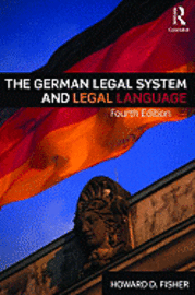 bokomslag The German Legal System and Legal Language