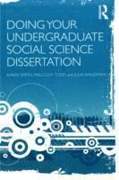 bokomslag Doing Your Undergraduate Social Science Dissertation