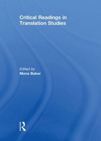 bokomslag Critical Readings in Translation Studies