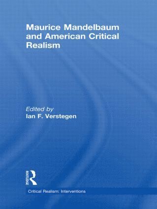 Maurice Mandelbaum and American Critical Realism