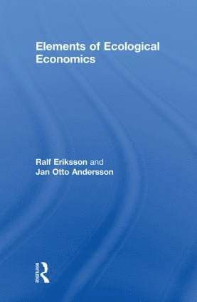 Elements of Ecological Economics 1