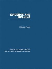 bokomslag Evidence and Meaning