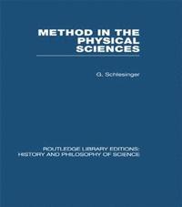 bokomslag Method in the Physical Sciences
