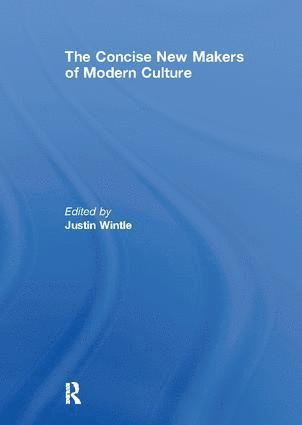 Justin Wintle - Concise New Makers of Modern Culture, Häftad