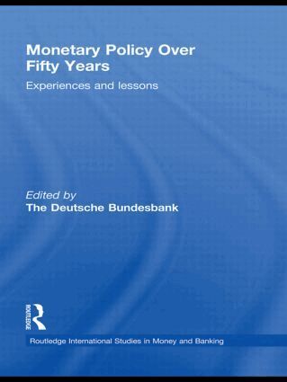 Heinz Herrmann - Monetary Policy Over Fifty Years, Inbunden