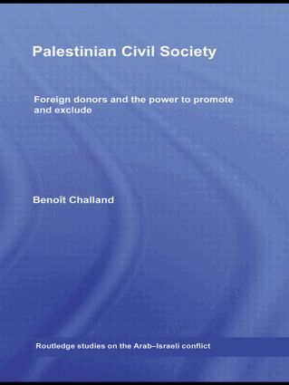Benoit Challand - Palestinian Civil Society, Inbunden