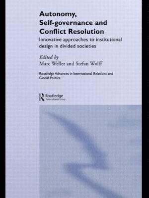 Autonomy, Self Governance and Conflict Resolution 1