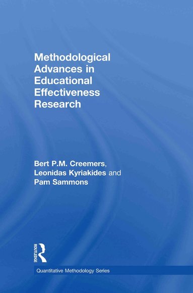 bokomslag Methodological Advances in Educational Effectiveness Research