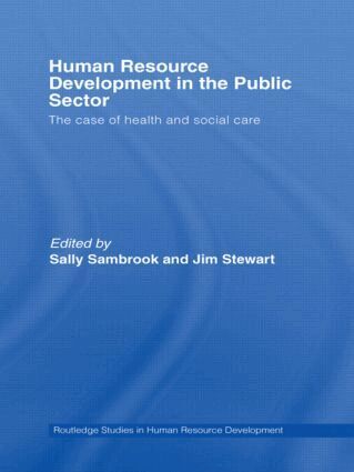 Sally Sambrook, Jim Stewart - Human Resource Development in the Public Sector, Häftad