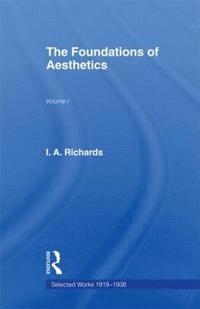 bokomslag Foundations of Aesthetics Vol 1