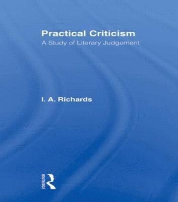 Practical Criticism        V 4 1