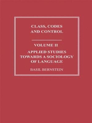 bokomslag Applied Studies Towards a Sociology of Language