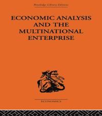 bokomslag Economic Analysis and Multinational Enterprise