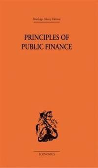 bokomslag Principles of Public Finance