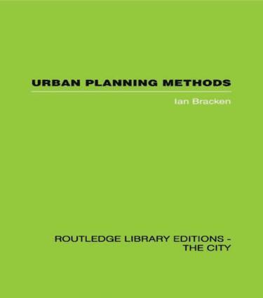 bokomslag Urban Planning Methods