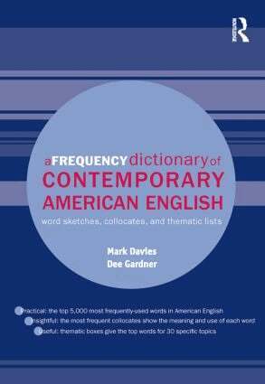 Mark Davies, Dee Gardner - Frequency Dictionary of Contemporary American English, Inbunden