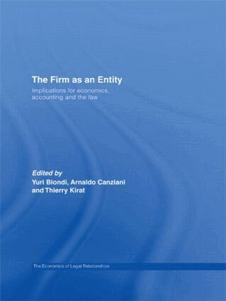 Yuri Biondi, Arnaldo Canziani, Thierry Kirat - Firm as an Entity, Häftad