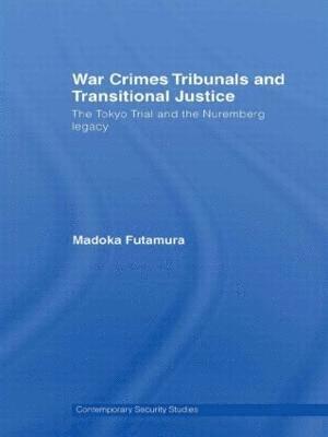 bokomslag War Crimes Tribunals and Transitional Justice