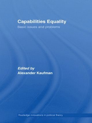 bokomslag Capabilities Equality