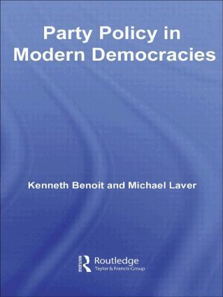 Kenneth Benoit, Michael Laver - Party Policy in Modern Democracies, Häftad