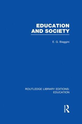 Education and Society (RLE Edu L) 1