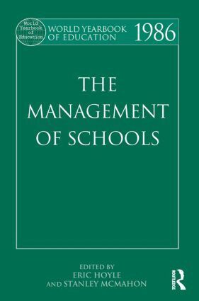 Eric Hoyle, Stanley McMahon - World Yearbook of Education 1986, Häftad