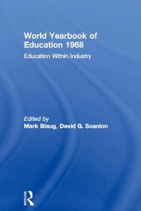 World Yearbook of Education 1968 1