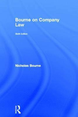 Nicholas Bourne - Bourne on Company Law, Inbunden