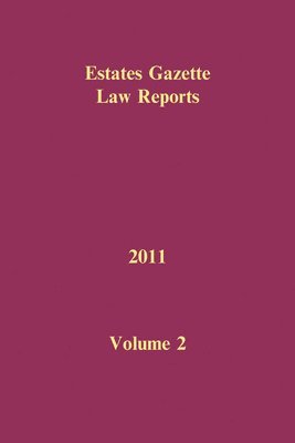 Hazel Marshall, UK) Marshall, Hazel (Senior Chancery Judge at the Central London Civil Justice Centre - EGLR 2011 Volume 2, Inbunden
